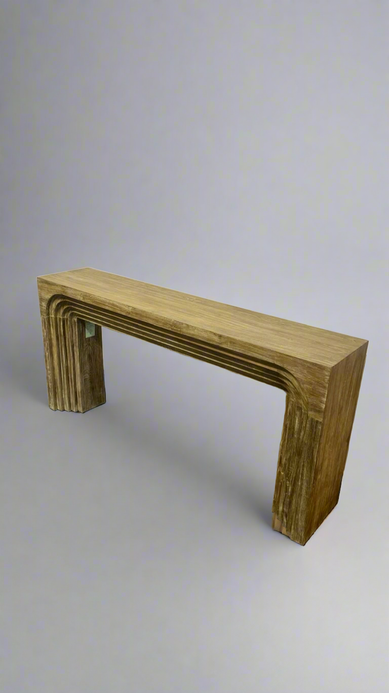 Boho Solid Teak Wood Console