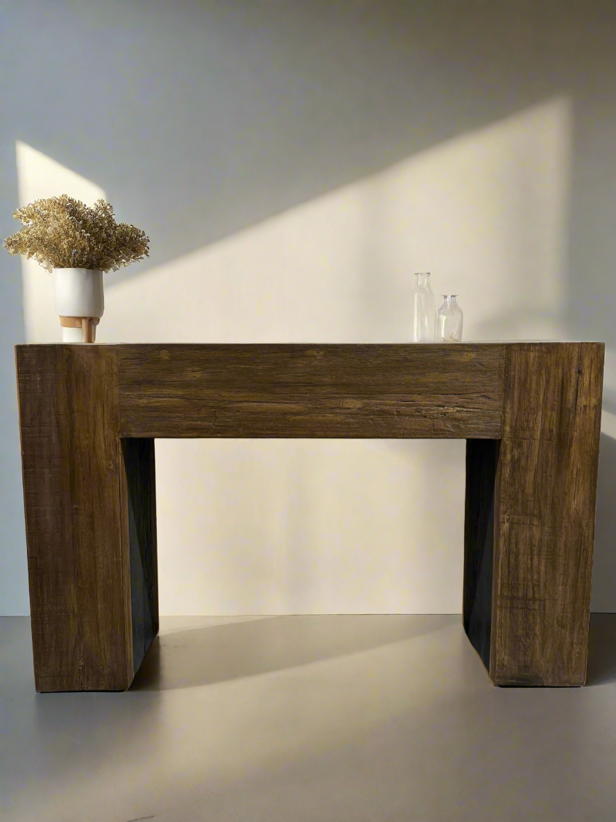 RH Wooden Console