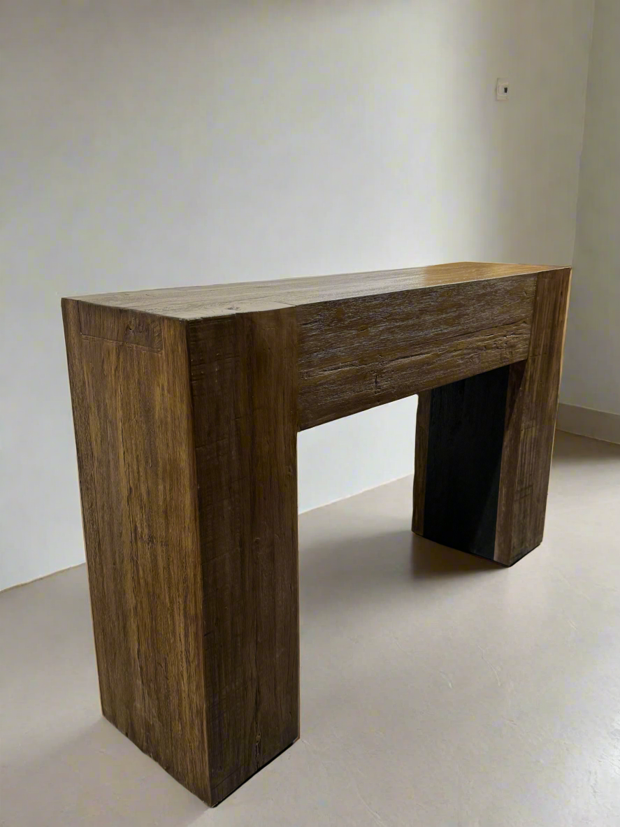 RH Wooden Console