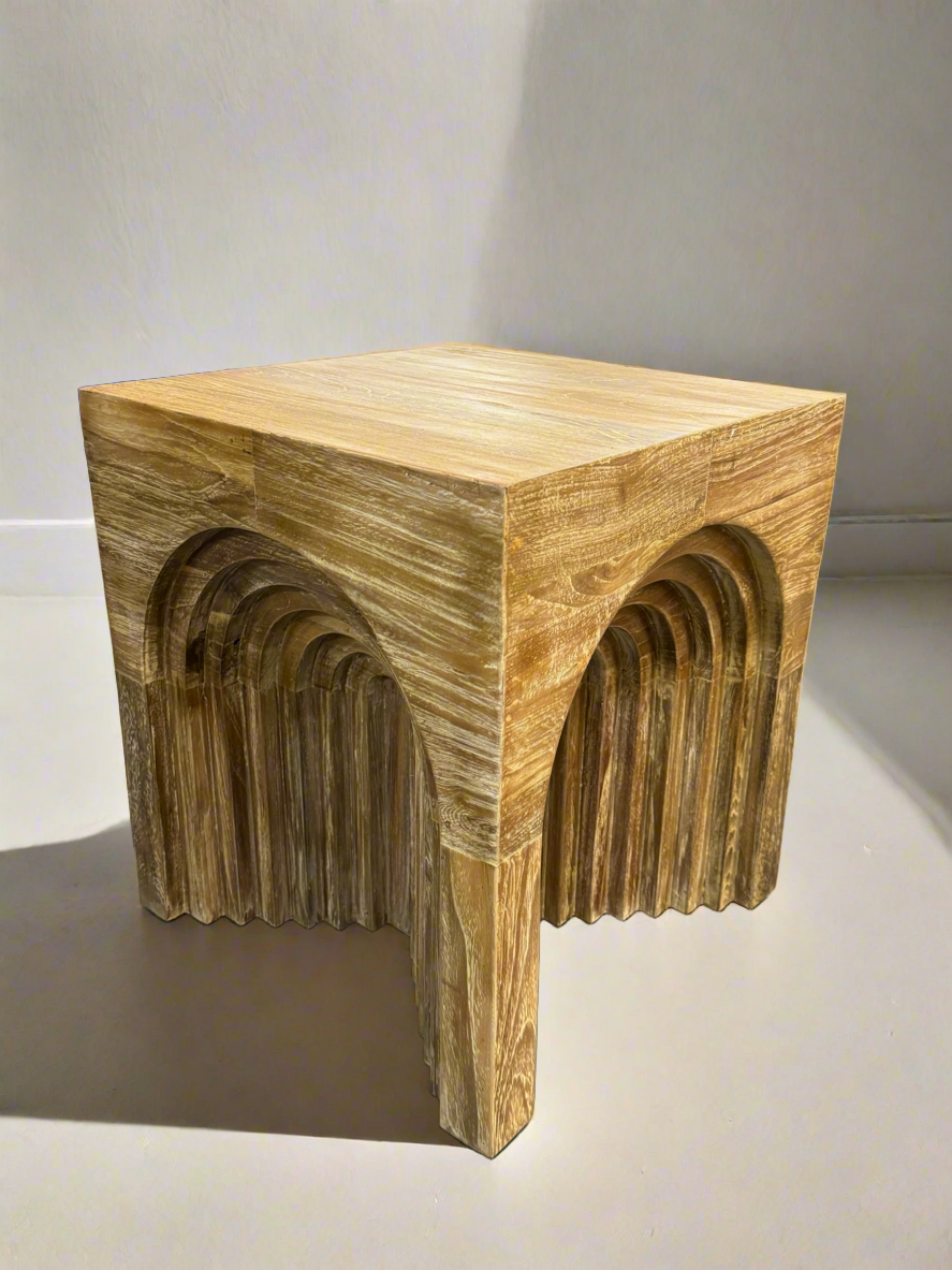 Boho Teak Side Table